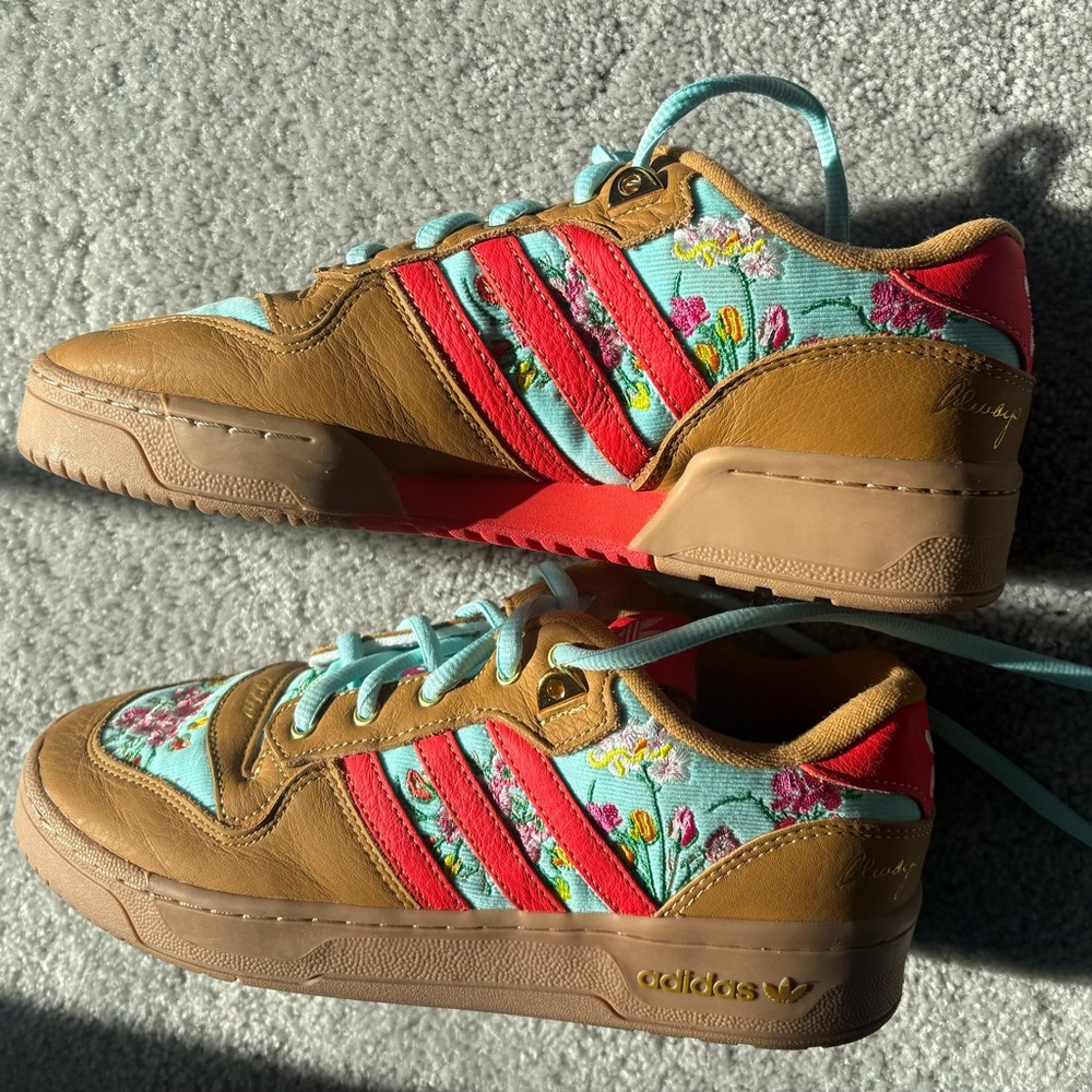Adidas Rivalry x Unheard of Grandma's Couch Embroidered Floral Sneakers - Picture 2 of 10